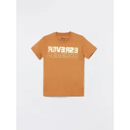Fame Forever by Lifestyle Boys Brown Cotton Printed T-Shirt-picture-16