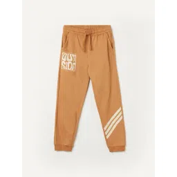Fame Forever by Lifestyle Boys Brown Cotton Printed Track Pants-picture-30
