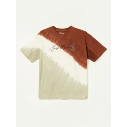 Fame Forever by Lifestyle Boys Dyed Round Neck Cotton T-shirt-picture-39