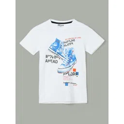 Fame Forever by Lifestyle Boys Graphic Printed Round Neck Cotton T-Shirt-picture-42