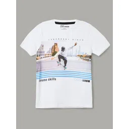 Fame Forever by Lifestyle Boys Graphic Printed Round Neck Cotton T-shirt-picture-45