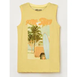 Fame Forever by Lifestyle Boys Graphic Printed Round Neck Cotton T-shirt With Mask-picture-38