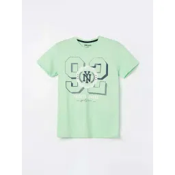 Fame Forever by Lifestyle Boys Green Cotton Printed T Shirt-picture-13