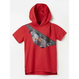 Fame Forever by Lifestyle Boys Hooded Applique T-shirt-picture-43