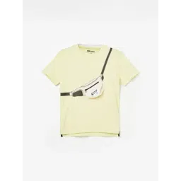 Fame Forever by Lifestyle Boys Lime Cotton Printed T-Shirt-picture-47