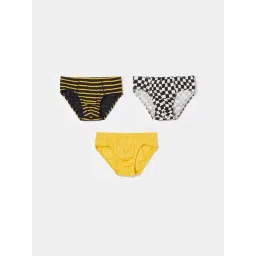 Fame Forever by Lifestyle Boys Multicolor Cotton Striped Briefs-picture-26