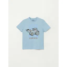 Fame Forever by Lifestyle Boys Powder Blue Cotton Printed T-Shirt-picture-26