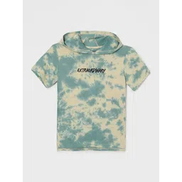 Fame Forever by Lifestyle Boys Printed Hooded Pockets T-shirt-picture-23