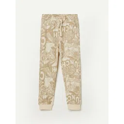Fame Forever by Lifestyle Boys Printed Pure Cotton Mid-Rise Joggers-picture-31