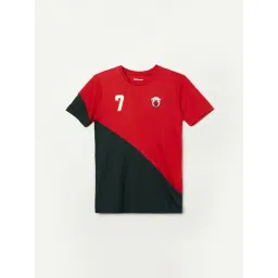 Fame Forever by Lifestyle Boys Red Color Block T-Shirt-picture-10