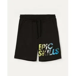 fame forever by lifestyle Boys Regular Fit Typographic Print Shorts-picture-34