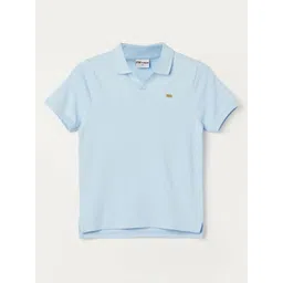 Fame Forever by Lifestyle Boys Solid Polo Collar Cotton T-shirt-picture-31
