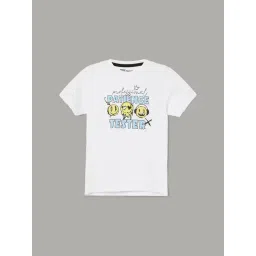 Fame Forever by Lifestyle Boys White Regular Fit T-Shirt-picture-40
