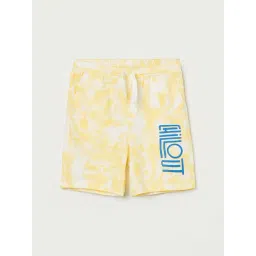 Fame Forever by Lifestyle Boys Yellow Cotton Printed Shorts-picture-45