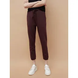 Fame Forever By Lifestyle Brown Cotton Regular Fit Joggers-picture-38