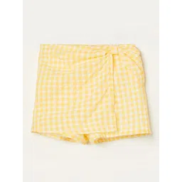 Fame Forever by Lifestyle Checked Skorts Knee Length Skirt-picture-17