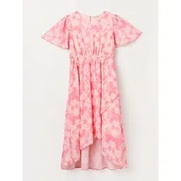 Fame Forever by Lifestyle Floral Print Flared Sleeve Maxi Midi Dress-picture-14