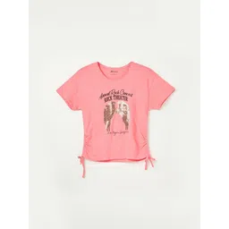 Fame Forever by Lifestyle Girls Coral Cotton Tshirts-picture-25