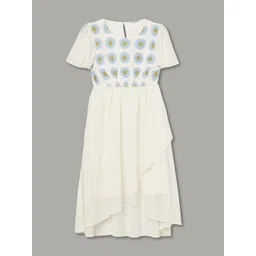 Fame Forever by Lifestyle Girls Embroidered Fit and Flare Dress-picture-30