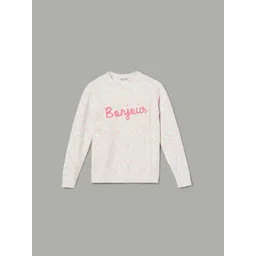 Fame Forever by Lifestyle Girls Embroidered Pullover with Embroidered Detail-picture-57