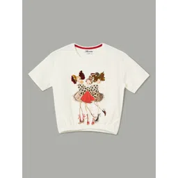 Fame Forever by Lifestyle Girls Floral Printed T-shirt-picture-53