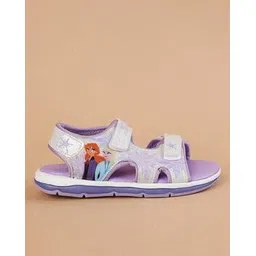 fame forever by lifestyle Girls Graphic Print Sandals with Velcro Fastening-picture-14