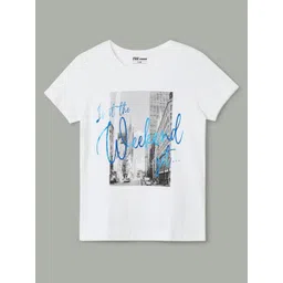 Fame Forever by Lifestyle Girls Graphic Printed Round Neck Cotton T-shirt-picture-55