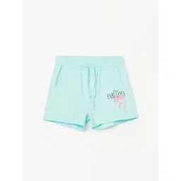 Fame Forever by Lifestyle Girls Mint Cotton Printed Shorts-picture-38