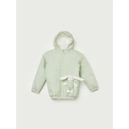 Fame Forever by Lifestyle Girls Mint Quilted Jacket-picture-28