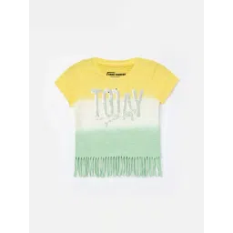 Fame Forever by Lifestyle Girls Multicolor Cotton Embellished T Shirt-picture-16