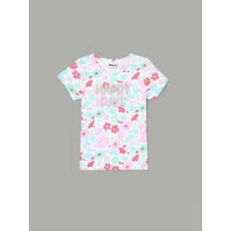 Fame Forever by Lifestyle Girls Multicolor Cotton Printed T Shirt-picture-11