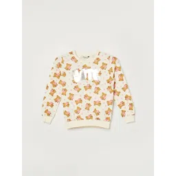 Fame Forever by Lifestyle Girls Off White Cotton Printed Sweatshirt-picture-40