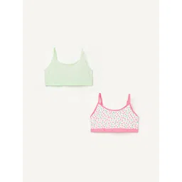 Fame Forever by Lifestyle Girls Pack Of 2 Printed Shoulder Straps Cotton Bralette Tops-picture-18