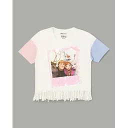 fame forever by lifestyle Girls Printed Regular Fit T-Shirt-picture-23