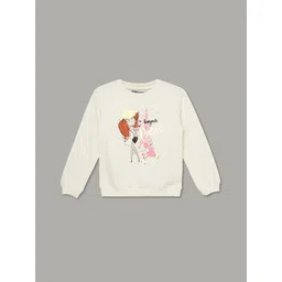 Fame Forever by Lifestyle Girls Printed Round Neck Long Sleeve Sweatshirt-picture-13
