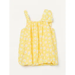 Fame Forever by Lifestyle Girls Shoulder Straps Floral Print Blouson Top image 1