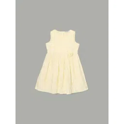Fame Forever by Lifestyle Girls Yellow Cotton Printed Dress-picture-48