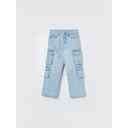 Fame Forever by Lifestyle Kids Blue Regular Fit Jeans-picture-31
