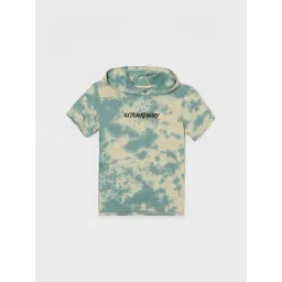 Fame Forever by Lifestyle Kids Green Printed Regular Fit T-Shirt-picture-30