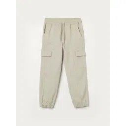 Fame Forever by Lifestyle Kids Light Grey Cotton Regular Fit Trackpants-picture-29