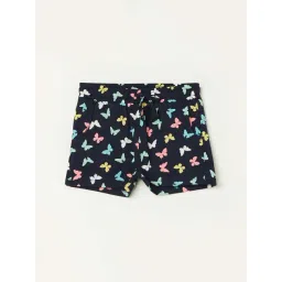 Fame Forever by Lifestyle Kids Navy Cotton Printed Shorts-picture-40