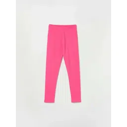 Fame Forever by Lifestyle Kids Pink Cotton Skinny Fit Leggings-picture-47