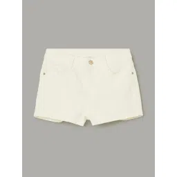 Fame Forever by Lifestyle Kids White Regular Fit Shorts-picture-26