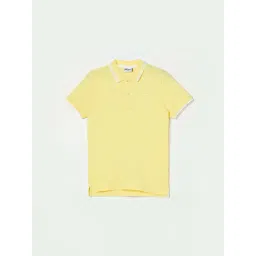 Fame Forever by Lifestyle Kids Yellow Cotton Regular Fit Polo T-Shirt-picture-21