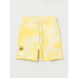 Fame Forever by Lifestyle Kids Yellow Printed Regular Fit Shorts image 1