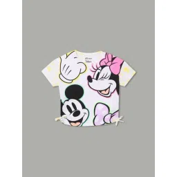 Fame Forever by Lifestyle Kids Yellow Printed Regular Fit T-Shirt-picture-17