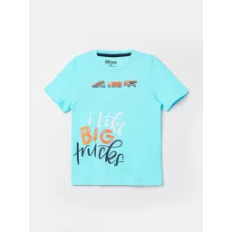 fame forever by lifestyle Lifestyle Blue Round Neck Half Sleeve Core Plus Cotton T Shirt-picture-13