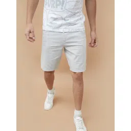Fame Forever By Lifestyle Light Grey Regular Fit Shorts-picture-45