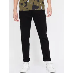 Fame Forever by Lifestyle Men Black Slim Fit Solid Chinos-image-32