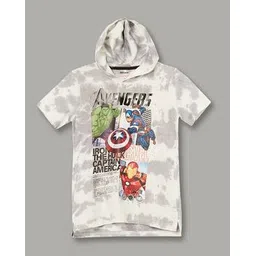 fame forever by lifestyle Men Graphic Print Regular Fit Hooded T-shirt-picture-11